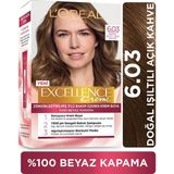 Loreal Excellence Kit Saç Boyası-6.03-Yoğun Koyu Kumral