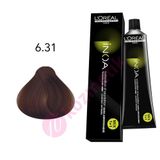 Loreal İnoa Amonyaksız No: 6.31 Koyu Kumral Küllü Dore Saç Boyası
