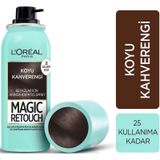 Loreal Magic Retouch Beyaz Kapatıcı Sprey Koyu Kahverengi 75 Ml (531755276) standart