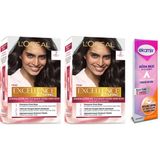 Loreal Neva Excellence Creme 2 Siyah 2 Adet Boya