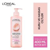 Loreal Paris 400 ml Değerli Çiçekler Kuru Hassas Ciltler İçin Yüz Temizleme Sütü
