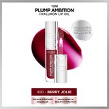 Loreal Paris 490 Berry Jolie Plump Ambition Hyaluron Lip Oil Besleyici ve Nemlendirici Dudak Parlatıcısı