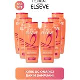 L'Oreal Paris 6'lı Elseve Dream Long Kırık Uç Onarıcı Şampuan 390 ml Tüm Saçlar İçin Onarıcı Etki