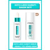 L'Oreal Paris Bright Reveal Renkli Fluid Yüz Güneş Kremi & Koyu Leke Karşıtı Serum Niasinamid Serum