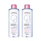 Loreal Paris Dermo Expertise Hassas Ciltler 2x400 ml Makyaj Temizleme Suyu