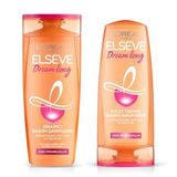L'Oreal Paris Elseve Dream Long Kolay Tarama Saç Bakım Kremi 360 ml Elseve Dream Long Onarıcı Bakım Şampuanı 360 ml Saç Bakım Seti