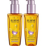 Loreal Paris Elseve Mucizevi Onarıcı Bakım Yağı Seti 2 Yıpranmış Saçlar İçin İpeksi Yumuşaklık