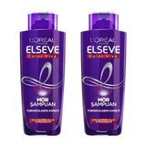 Loreal Paris Elseve Turunculaşma Karşıtı Mor Şampuan 2'li 200 ml Saç Bakım Seti