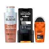 L'Oreal Paris Erkek Bakım Seti (Saç + Vücut)