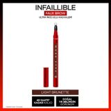 Loreal Paris Infaillible Faux Brow Light Brunette Ultra İnce Uçlu Kaş Kalemi