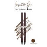 Loreal Paris Infaillible Grip Automatic Kahverengi 2 Adet Jel Göz Kalemi