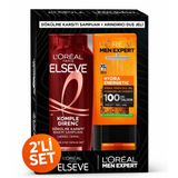 Loreal Paris Men Expert Duş Jeli + Elseve Şampuan Kofre