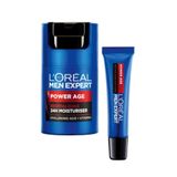 L'Oreal Paris Men Expert Power Age Canlandırıcı 24Saat Nemlendirici 50ml+Göz Bakım Kremi Roll-on15ml