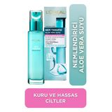 L'oreal Paris Nem Terapisi Aloe Vera Suyu İçeren Kuru Ve Hassas Ciltler İçin Su Bazlı Nemlendirici Yüz Kremi 70Ml