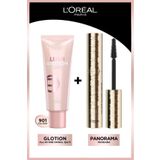 L'Oreal Paris Panorama Maskara & Glotion All-In-One Doğal Işıltı 901 Makyaj Seti