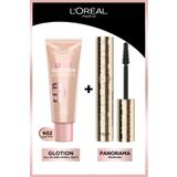 L'Oreal Paris Panorama Maskara & Glotion All-In-One Doğal Işıltı 902 Makyaj Seti