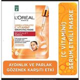 Loreal Paris Revitalift Clinical Aydınlatıcı C Vitamini Serum Etkili Kağıt Maske 26 gr Yoğun Nemlendirici
