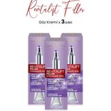 Loreal Paris Revitalift Filler 3x15 ml Göz Kremi