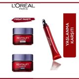 Loreal Paris Revitalift Lazer x3 Gündüz+Gece+Göz 3'lü Bakım Seti