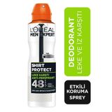L'Oreal Paris Shirt Protect Anti Perspirant Erkek Sprey Deodorant 150ml