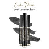 Loreal Paris Telescopic Carbon Black Siyah 3 Adet Maskara