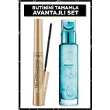 L'Oreal Paris Telescopic Gold Siyah Maskara+Nem Terapisi Aloe Vera Suyu Normalden Karmaya