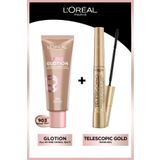 L'oreal Paris Telescopic Maskara & Glotion All-In-One Doğal Işıltı 903 Makyaj Seti