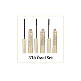L'Oreal Paris Telescopic Maskara, Uzun Görünüm Veren, Siyah, 3'lü Set