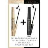 L'Oreal Paris Telescopic Siyah Maskara & Telescopic Carbon Extra Black Maskara