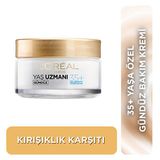 L'oreal Paris Yaş Uzmanı 35+ İnce Çizgi Görünümünü Azaltan & Cilde Canlı Görünüm Veren, Kırşıklık Karşıtı Krem50ml
