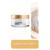 L'Oreal Paris Yaş Uzmanı 45+ Kırışıklık Karşıtı Sıkılaştırıcı[Pro-Retinol] İçeren Nemlendirici Gece Yüz Kremi 50ml
