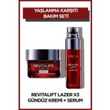 L'Oreal Paris Yaşlanma Karşıtı Revitalift Laser X3 Cilt Serumu 30 ml Gündüz Kremi 50 ml