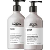 L'Oreal Professionnel 2x500 ml Serie Expert Silver Mor Şampuan