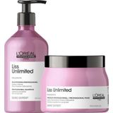 L'Oreal Professionnel Expert Liss Unlimited 500 ML Elektriklenme Karşıtı ve Yoğun Yumuşaklık Veren Maske