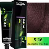 L'oreal Professionnel Inoa - Amonyaksız Saç Boyası No: 5.26 Açık Kahve Irize Kızıl 60G