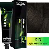Loreal Professionnel Inoa - Amonyaksız Saç Boyası No: 5.3 Açık Kestane Dore 60G