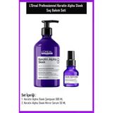 Loreal Professionnel Keratin Alpha Sleek Saç Bakım Seti 2 Li 500 Ml
