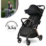 Lorelli Loret Otomatik Katlanan Kabin Boy Bebek Arabası - Black - Siyah