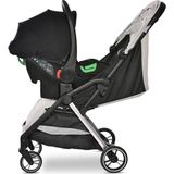 Lorelli Loret Otomatik Katlanan Kabin Boy & Travel Set Bebek Arabası - Grey - Gri