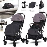 Lorelli Minori Otomatik Katlanır Kabin Boy Bebek Arabası - Grey Jasper - Gri