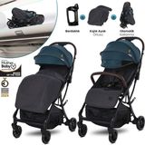Lorelli Minori Otomatik Katlanır Kabin Boy Bebek Arabası - Opal Green - Yeşil