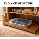 Loremp Kadın Çizme Kutusu 1 Adet - Standart - Renkli Beyaz