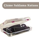 Loremp Kadın Çizme Kutusu Saklama Kutusu 3 Adet Çizme Koruma Saklama - Standart - Renkli Beyaz