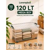 Lorempbox 120 LT Mega Boy Tekerlekli Saklama Kutusu | Depolama Çözümü