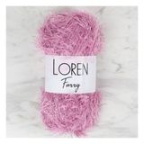 Loren 34048 RF012 Furry Gül Kurusu El Örgü İpi