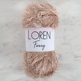 Loren 34060 RF053 Furry Bej El Örgü İpi