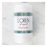 Loren 34324 RM002 Macrame Beyaz El Örgü İpi