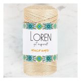 Loren 34326 RM036 Macrame Bej El Örgü İpi