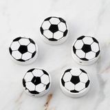 Loren 5 Li Futbol Topu Yuvarlak Ahşap Boncuk