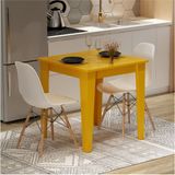 Loren 72 x 72 Yemek - Mutfak Masası - Sarı
